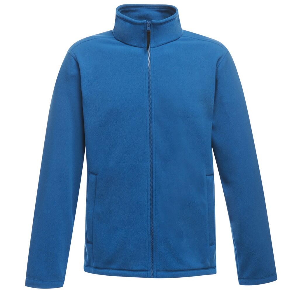 REGATTA Mens Plain Micro Fleece Full Zip Jacket (Layer Lite) (Oxford Blue)
