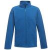 Chaqueta lisa de tejido micro polar con cremallera para hombre Azul