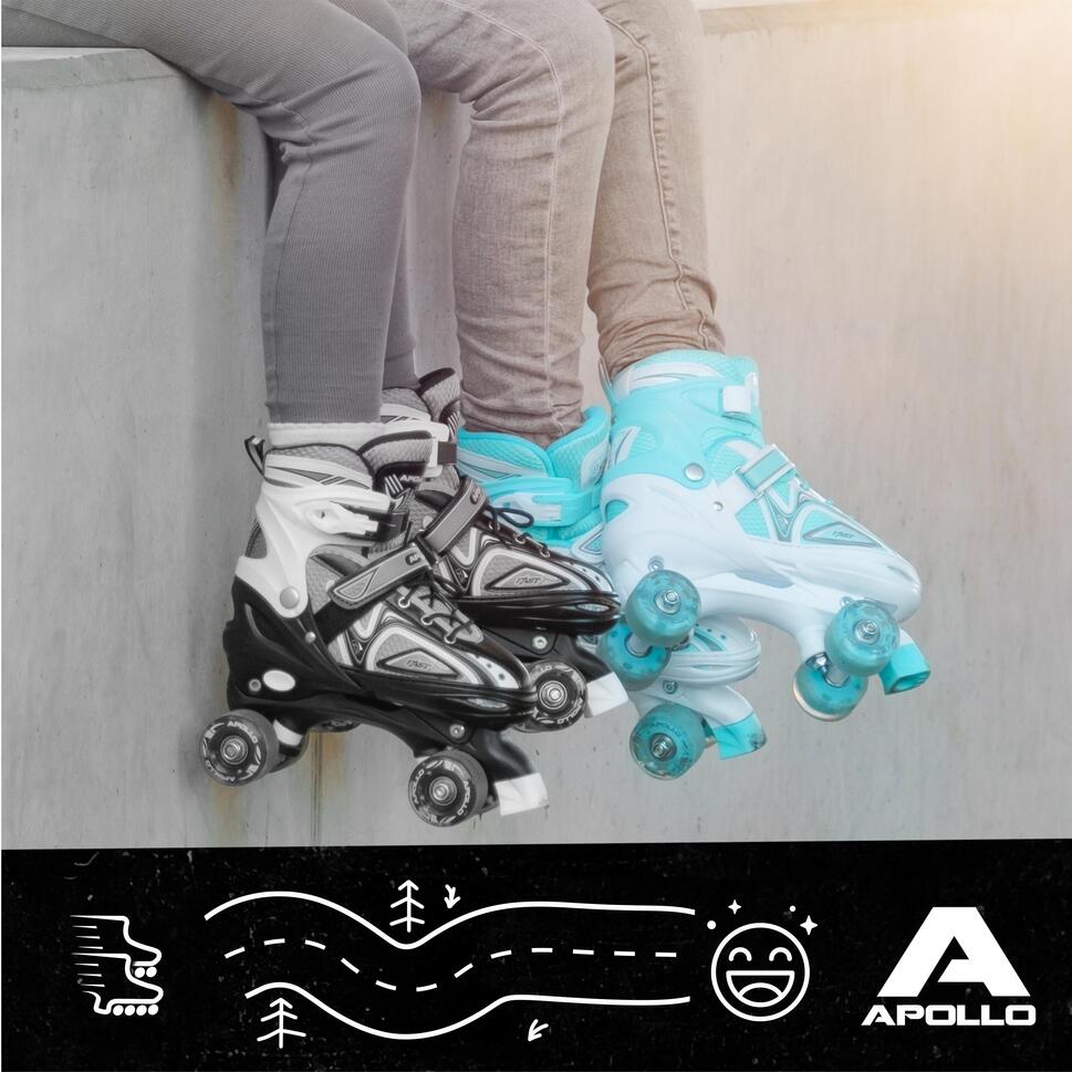 Quad Patin à Roulettes Pour Enfants - Taille Réglable à Partir De 3 Ans - Neuf Avec Livraison Gratuite