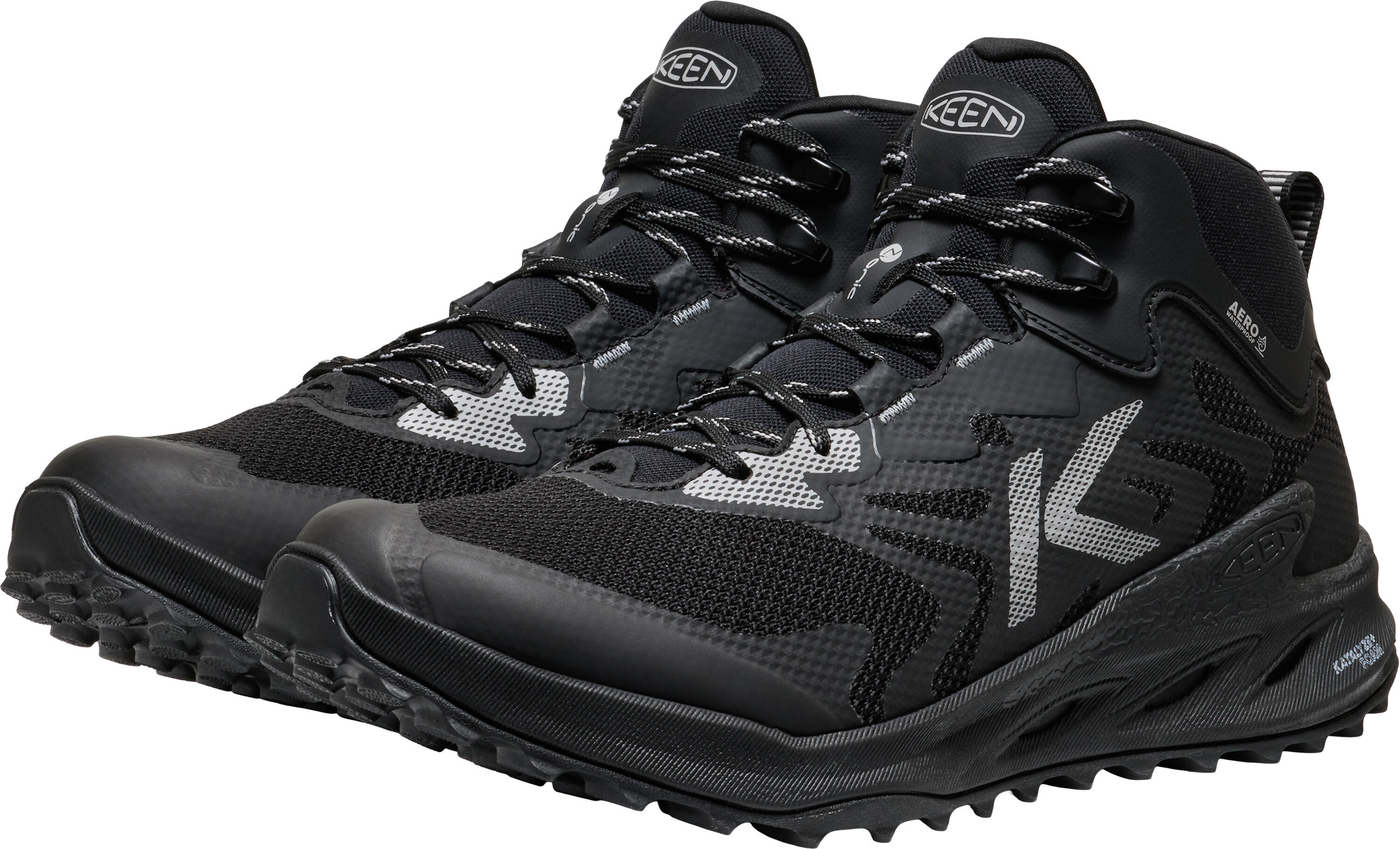 Hommes ZIONIC NXT MID WP M Chaussures de randonnée Triple Noir 5/5