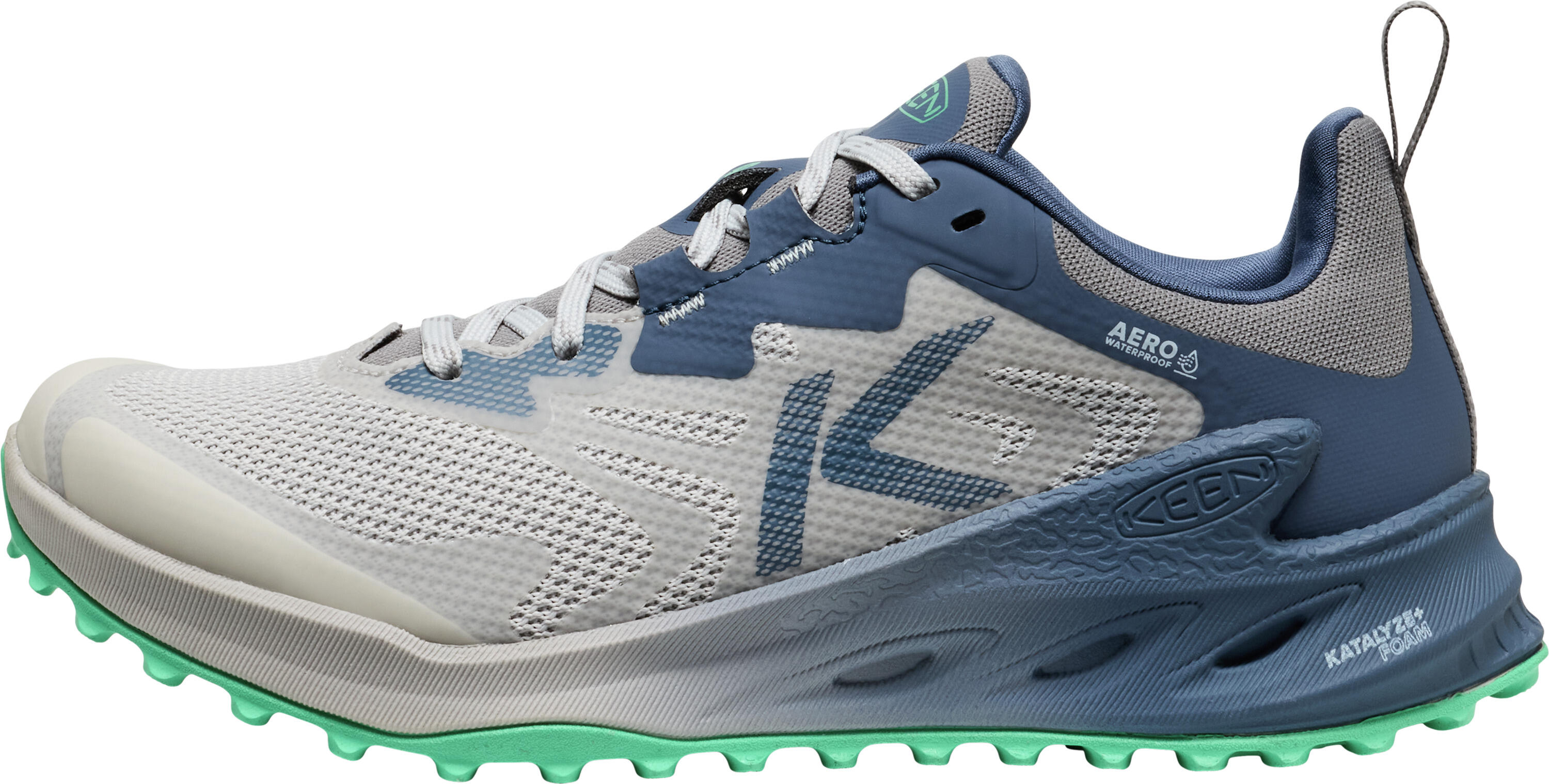 Botas de Caminhada KEEN ZIONIC NXT WP W Steam/Ballad Blue 2/5