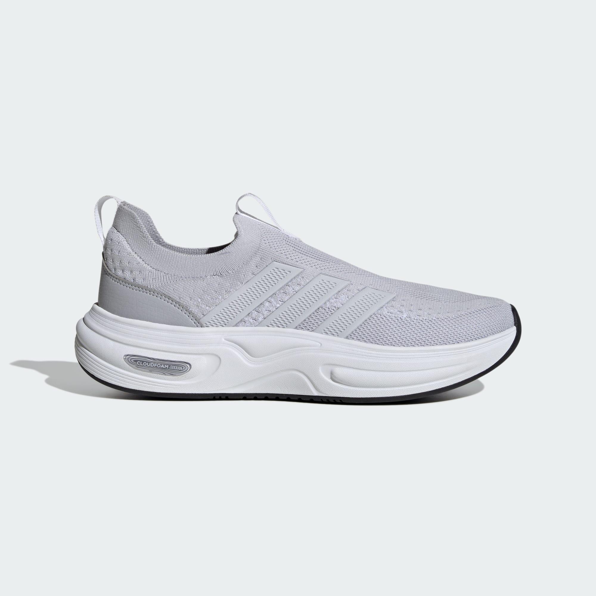 Adidas - Chaussure Cuxxion Sock Cloudfoam - Chaussures De Sport - Blanc|gris - Decathlon