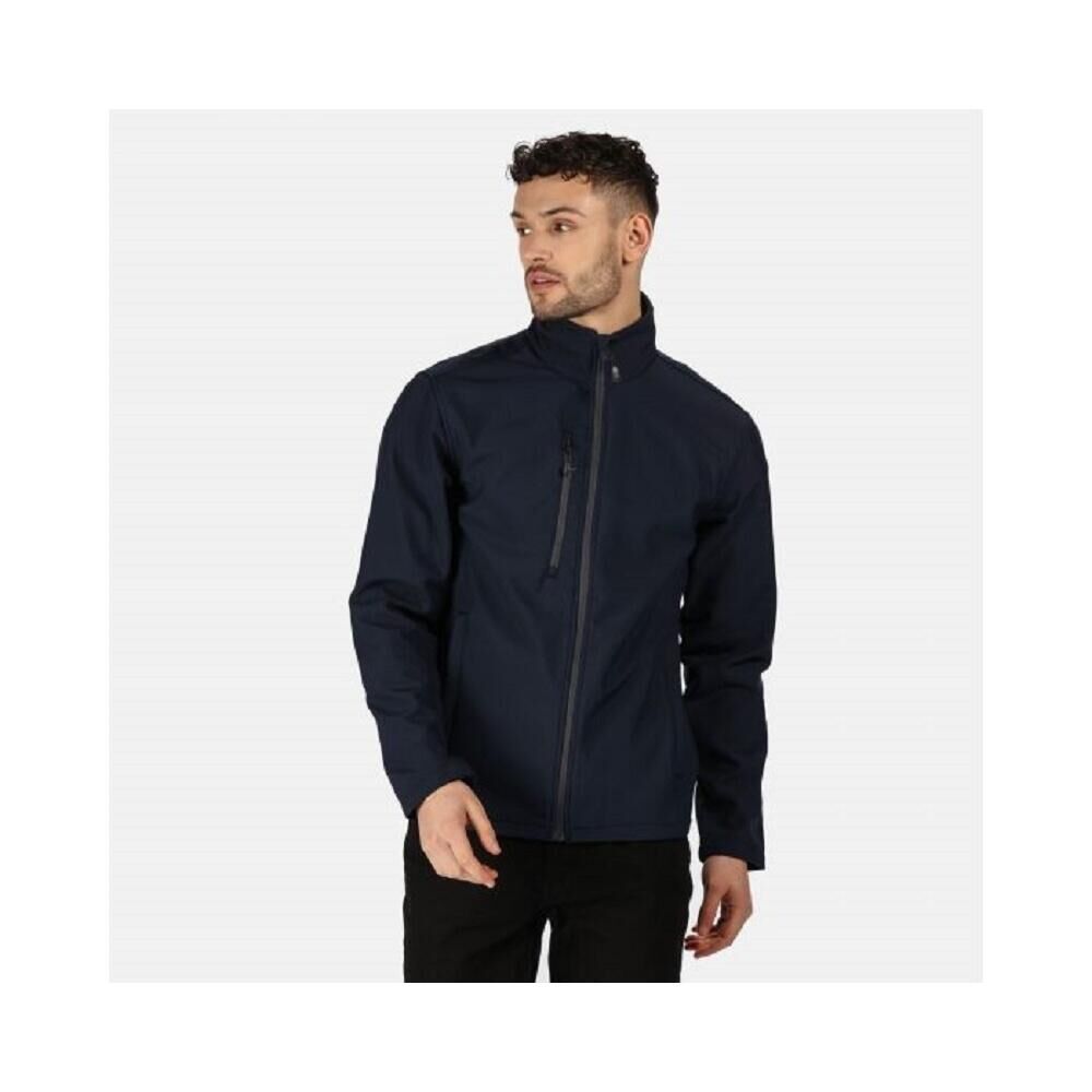 REGATTA Mens Honesty Made Recycled Softshell Jacket (Navy)