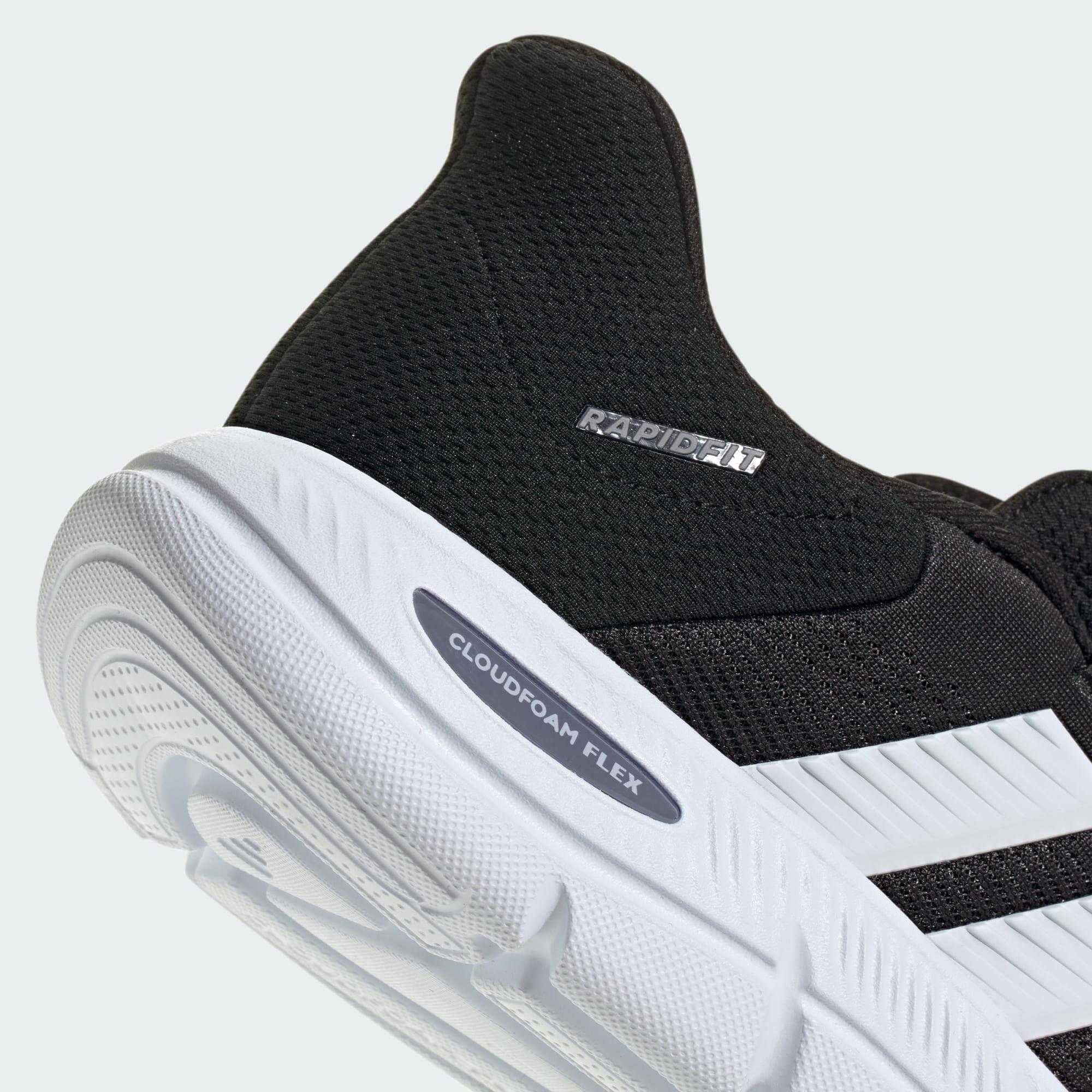 adidas Cloudfoam Flex Rapidfit Shoes 'Core Black Cloud White Grey Three' — photo 6