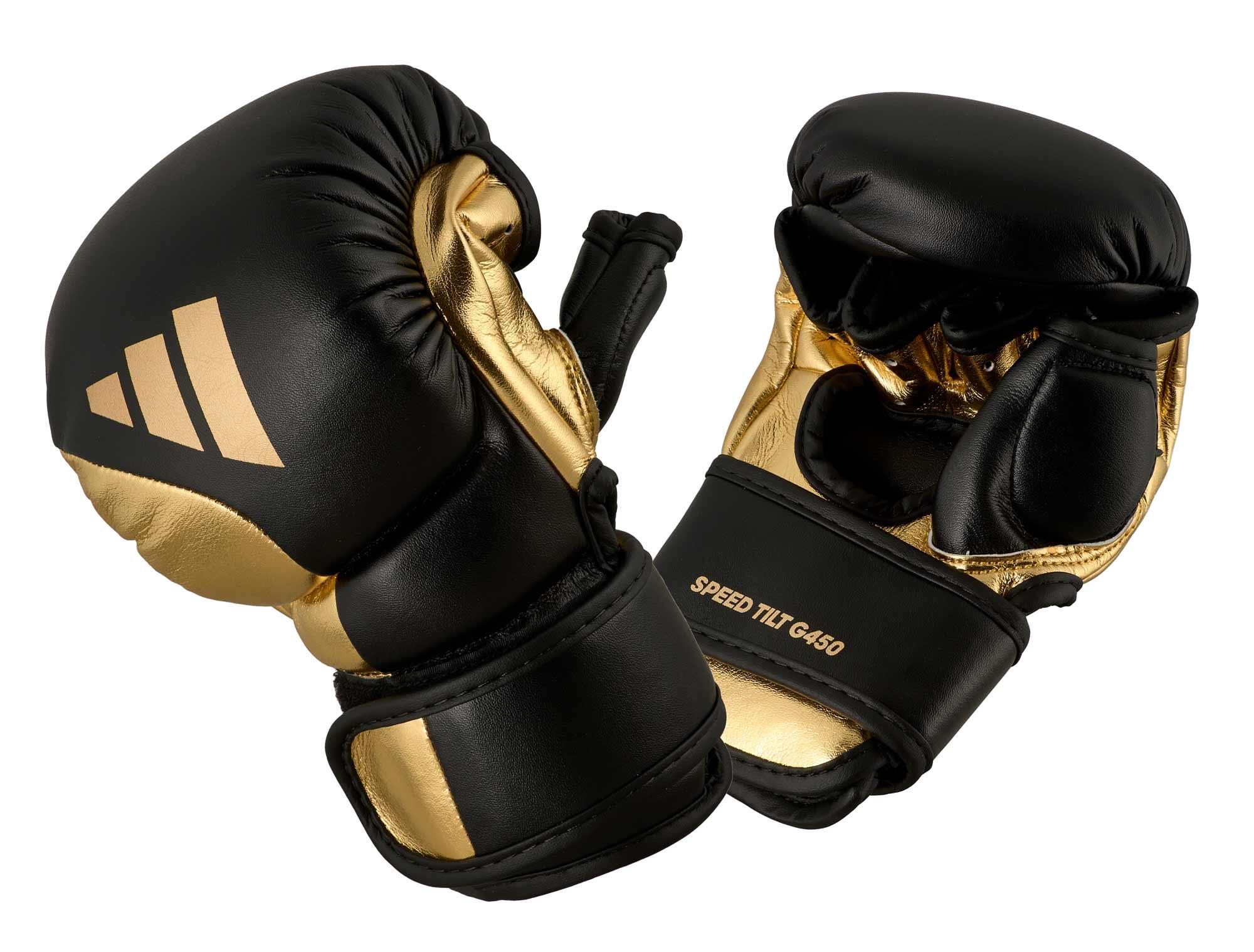 adidas Speed Tilt 450 MMA Sparring Glove black/gold adiCSG450 1/6