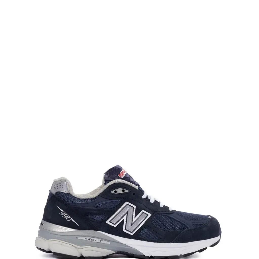 Unisex - Running - Shoes - Comfortable, Stable - 990 v3 - Navy/White