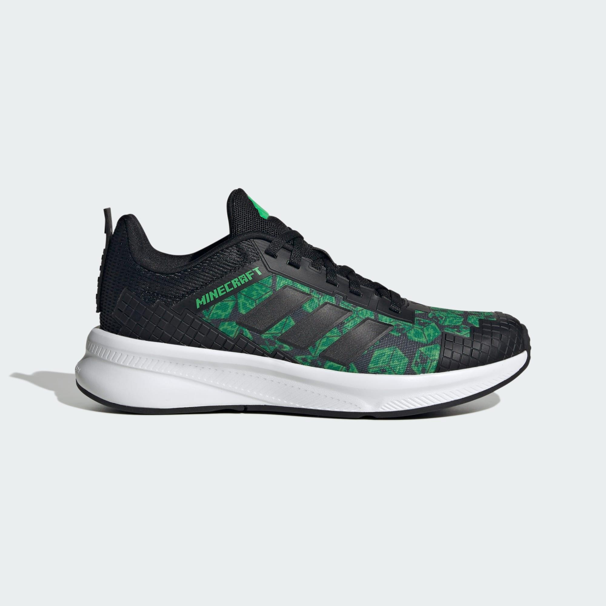 Adidas - Chaussure Adidas Minecraft Fortarun 4.0 Junior - Chaussures De Sport - Blanc|noir - Decathlon