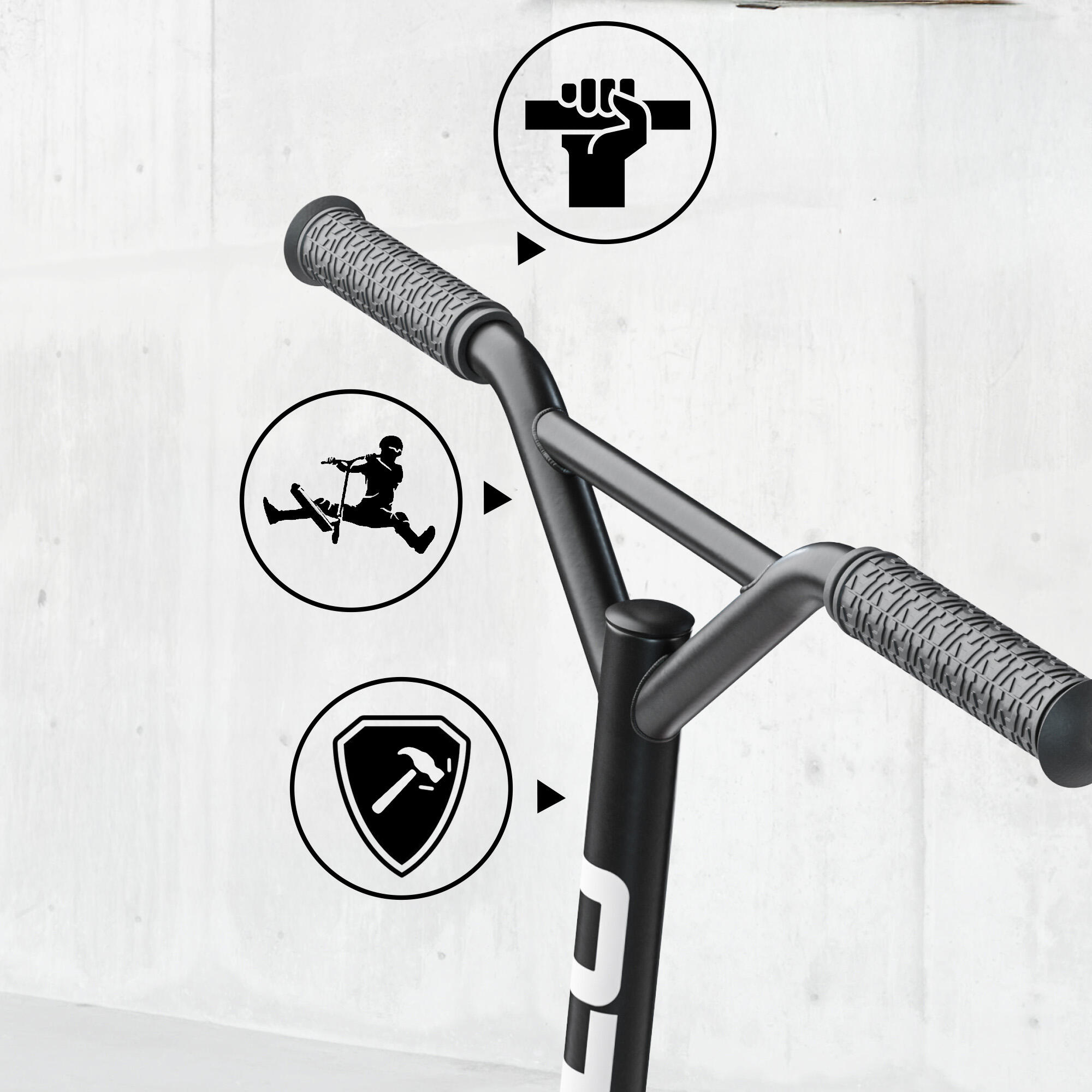 Trottinette Freestyle Genius Pro – Scooter robuste pour enfants 3/6