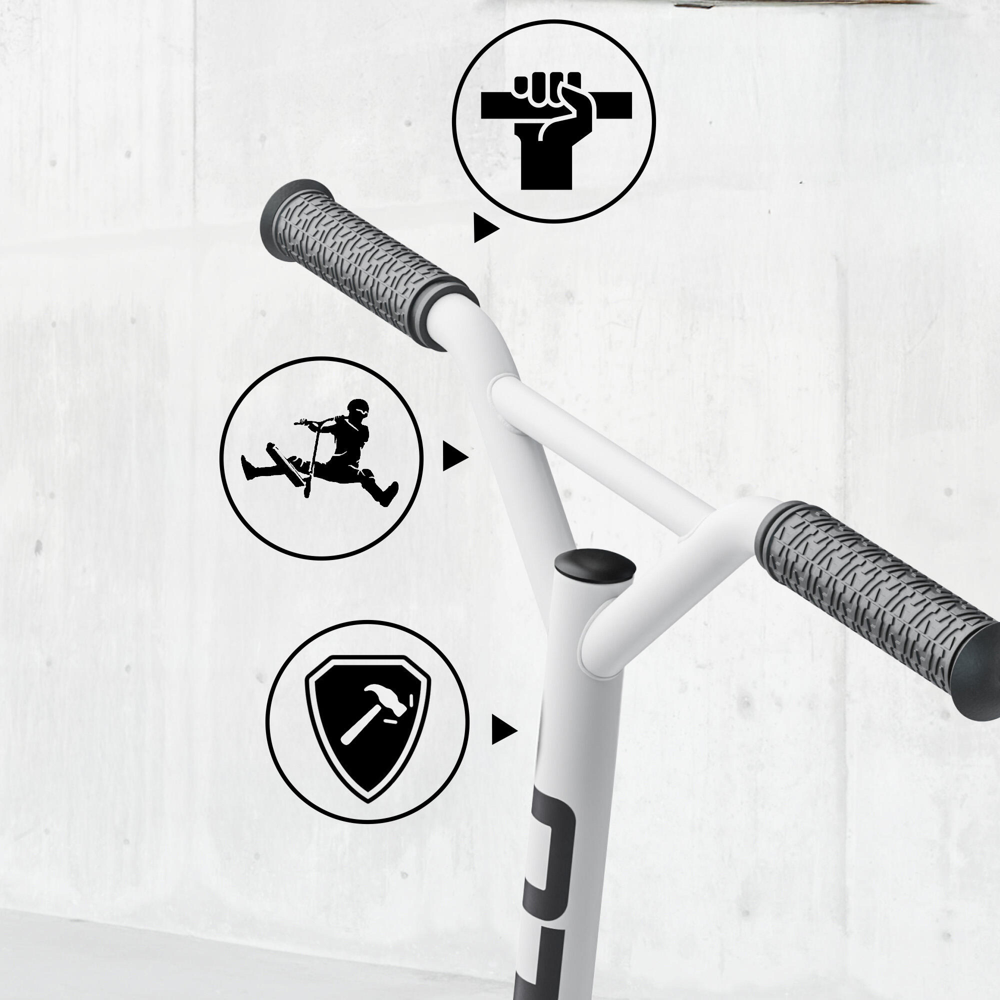 Stunt Scooter Genius Pro – Robuster Freestyle-Roller für Kinder 3/6
