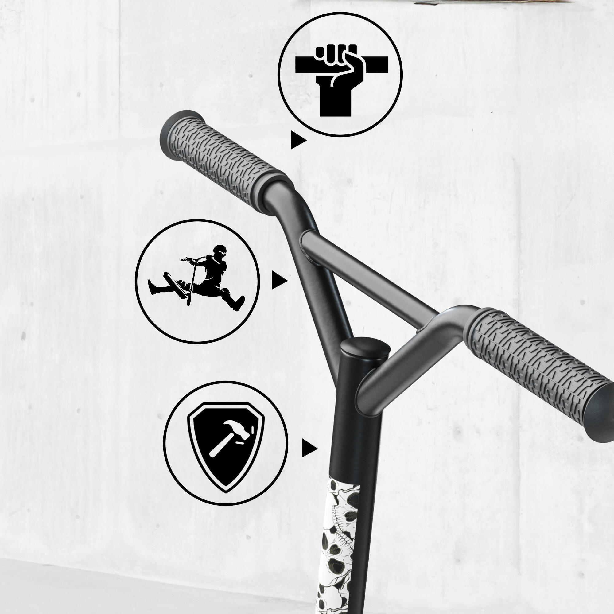 Trottinette Freestyle Genius Pro – Scooter robuste pour enfants 3/6
