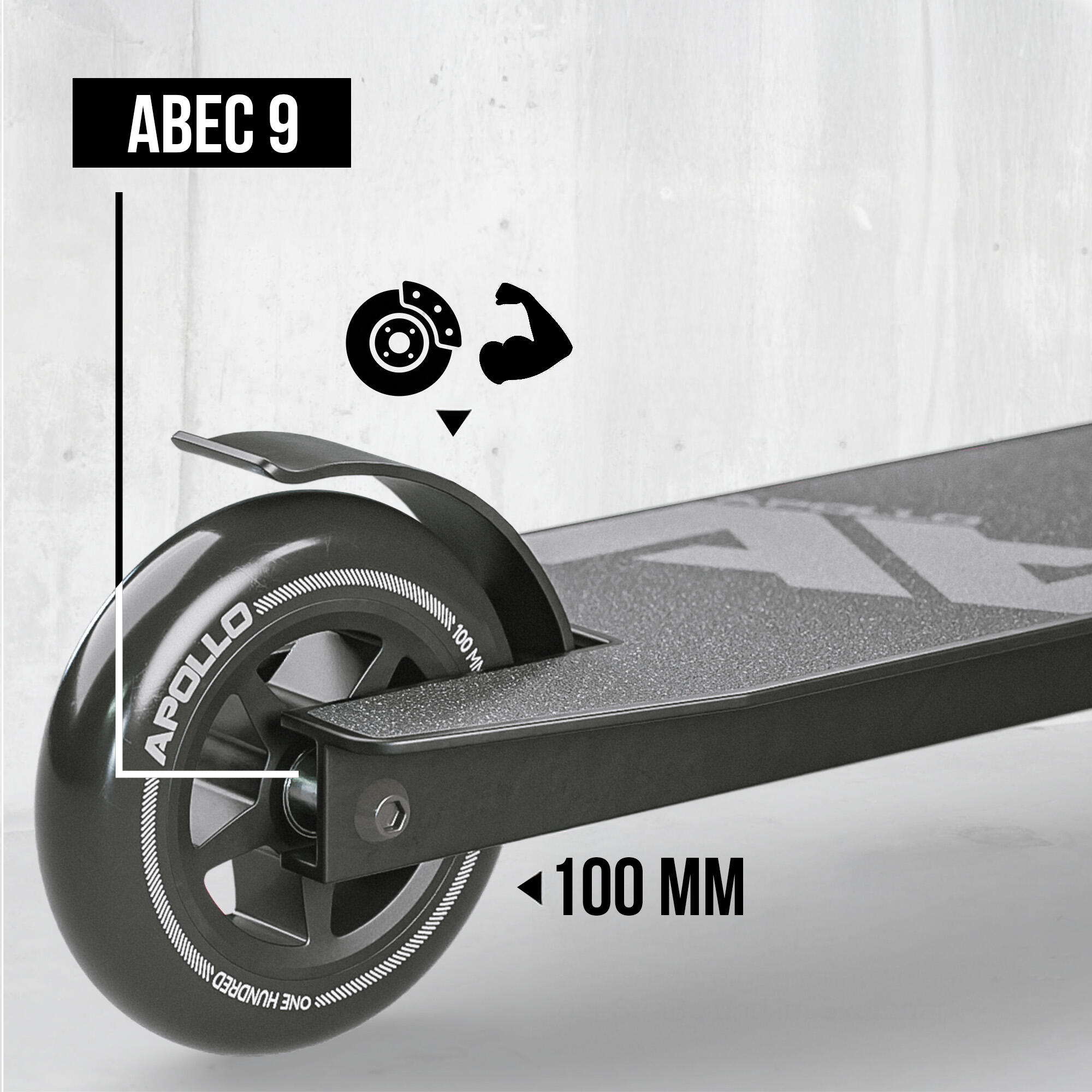 Stunt Scooter Genius Pro – Robust freestyle scooter for children 5/6