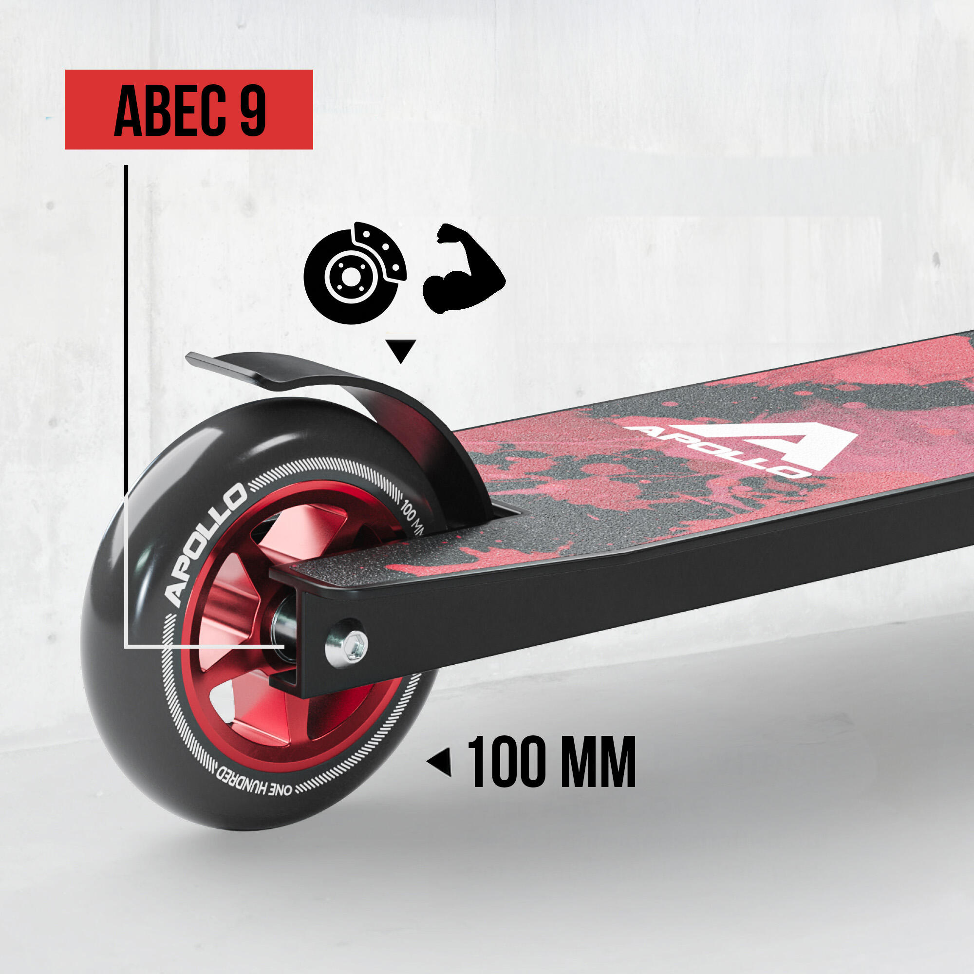 Trottinette Freestyle Genius Pro – Scooter robuste pour enfants 5/6
