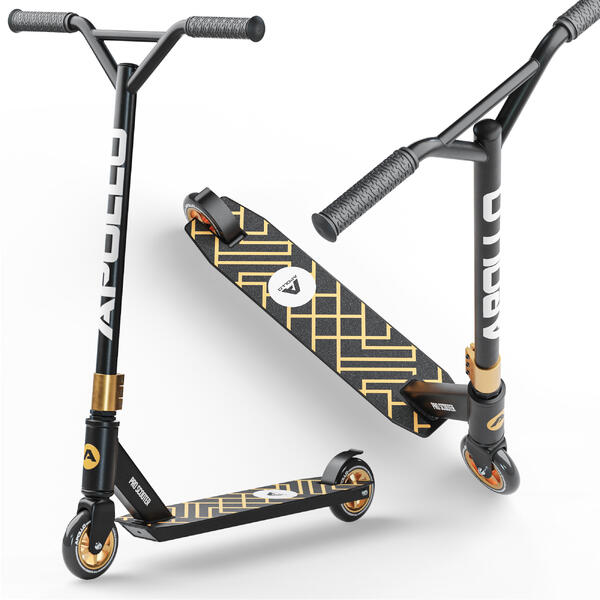 APOLLO Stunt Scooter Genius Pro – Robuster Freestyle-Roller für Kinder