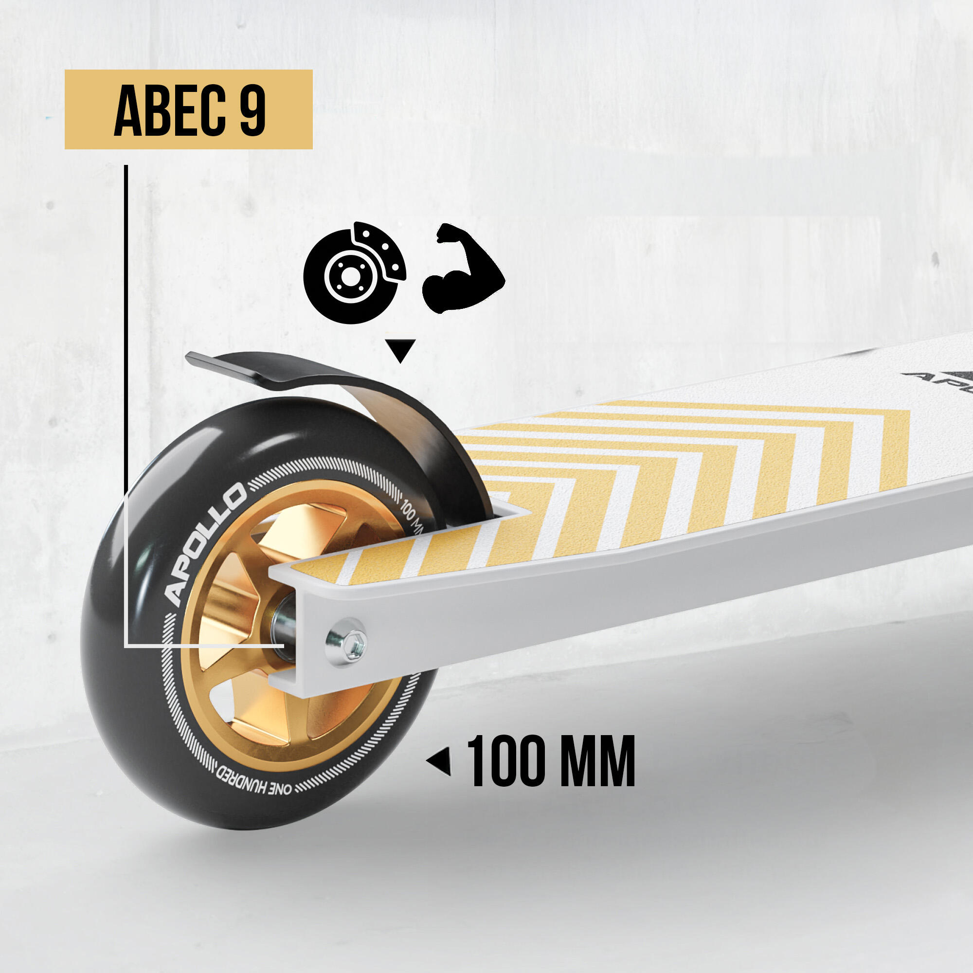 Stunt Scooter Genius Pro – Robuster Freestyle-Roller für Kinder 5/6