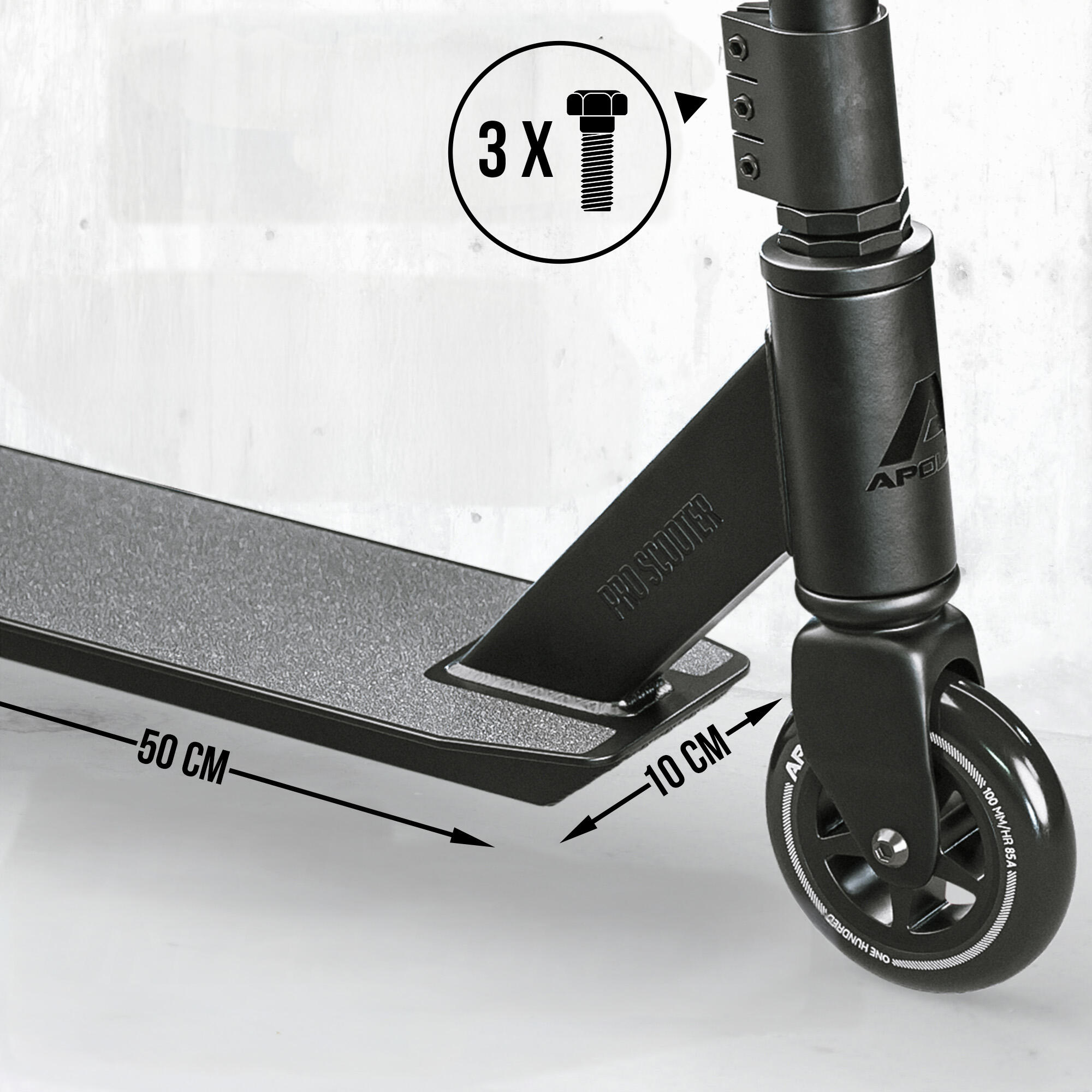 Stunt Scooter Genius Pro – Robust freestyle scooter for children 4/6