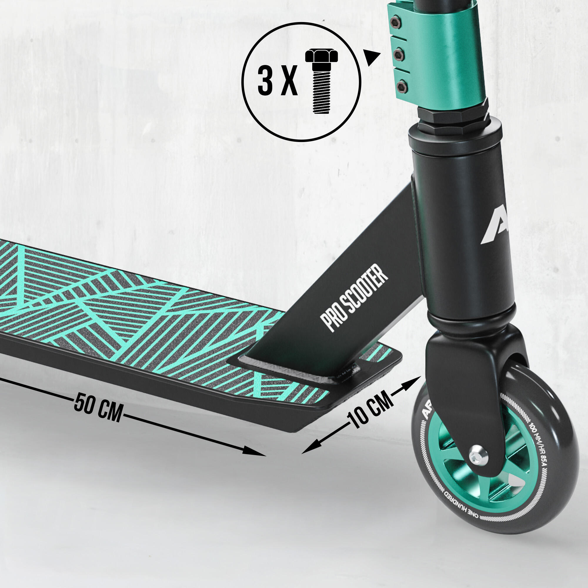 Trottinette Freestyle Genius Pro – Scooter robuste pour enfants 4/6
