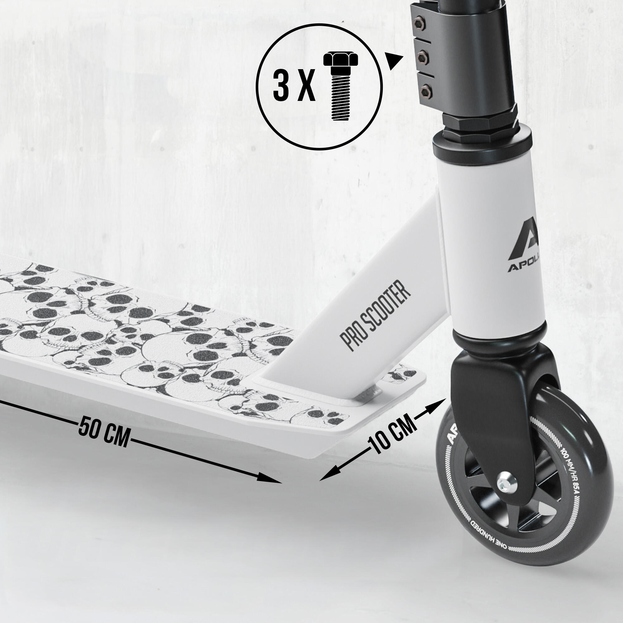 Movino X-core Stunt Scooter | Trick Scooter für Kinder & Erwachsene