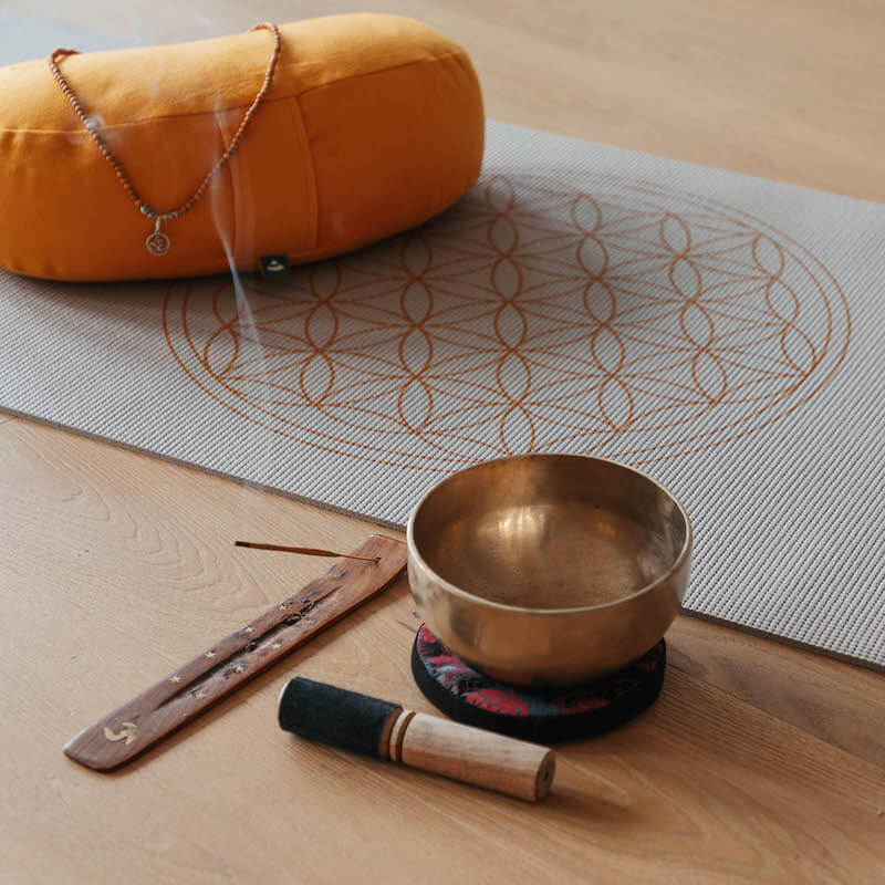 Tappetino yoga antiscivolo Bodhi Leela da 4,5 mm 5/6