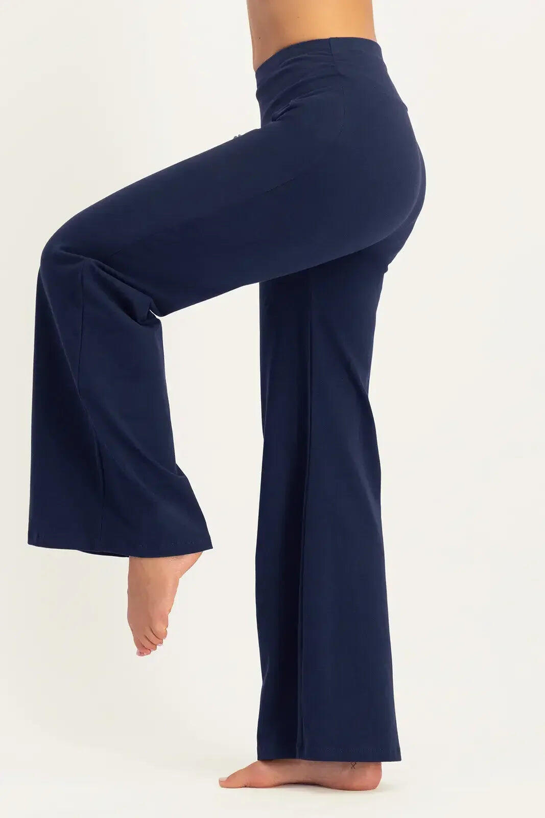 Pantalon de Yoga  tendance à coupe ample Maeve - Blue Minuit 3/5