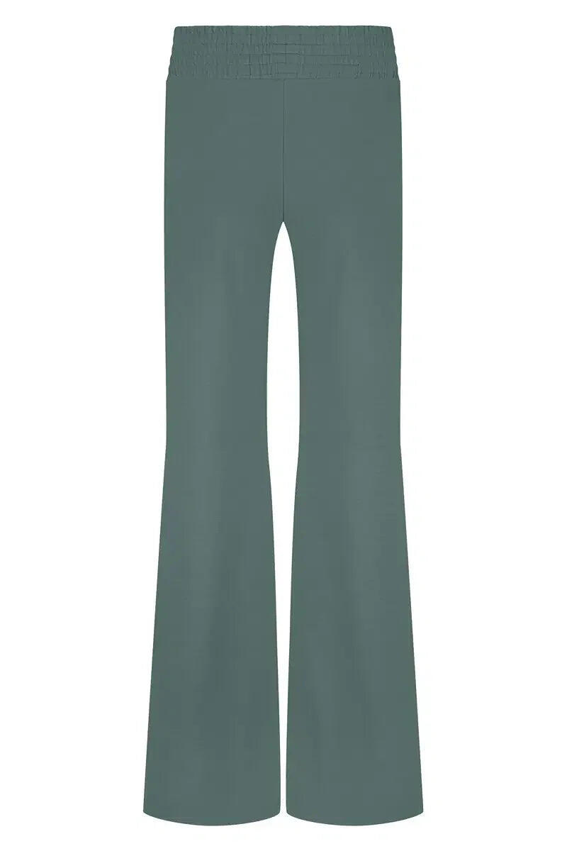 Comfortabele Wijde Yoga en Pilates Broek  Flow  - Forest 5/5