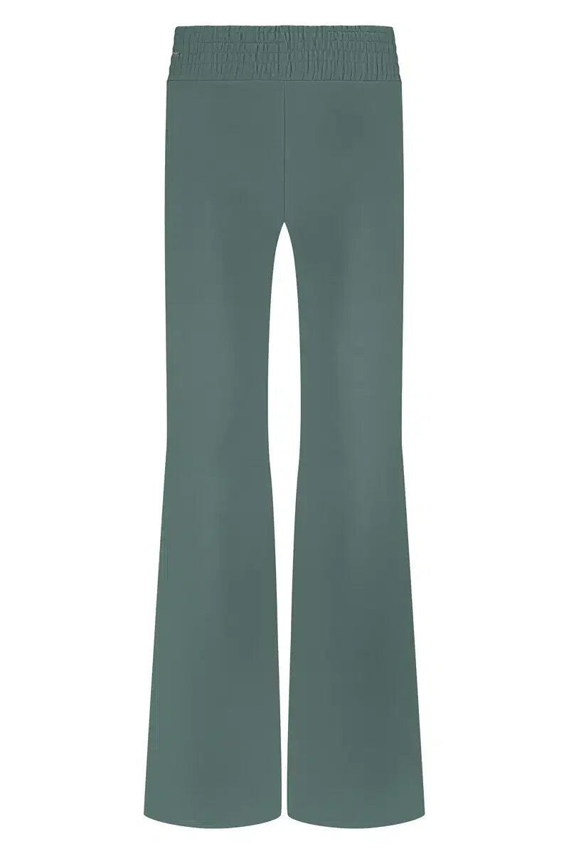 Comfortabele Wijde Yoga en Pilates Broek  Flow  - Forest 4/5