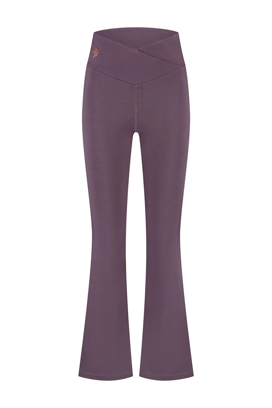 Pantalon Aura évasé à taille enveloppante – baie 4/5
