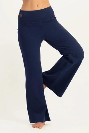 Pantalon de Yoga et Lounge tendance à coupe ample Maeve - Aubergine