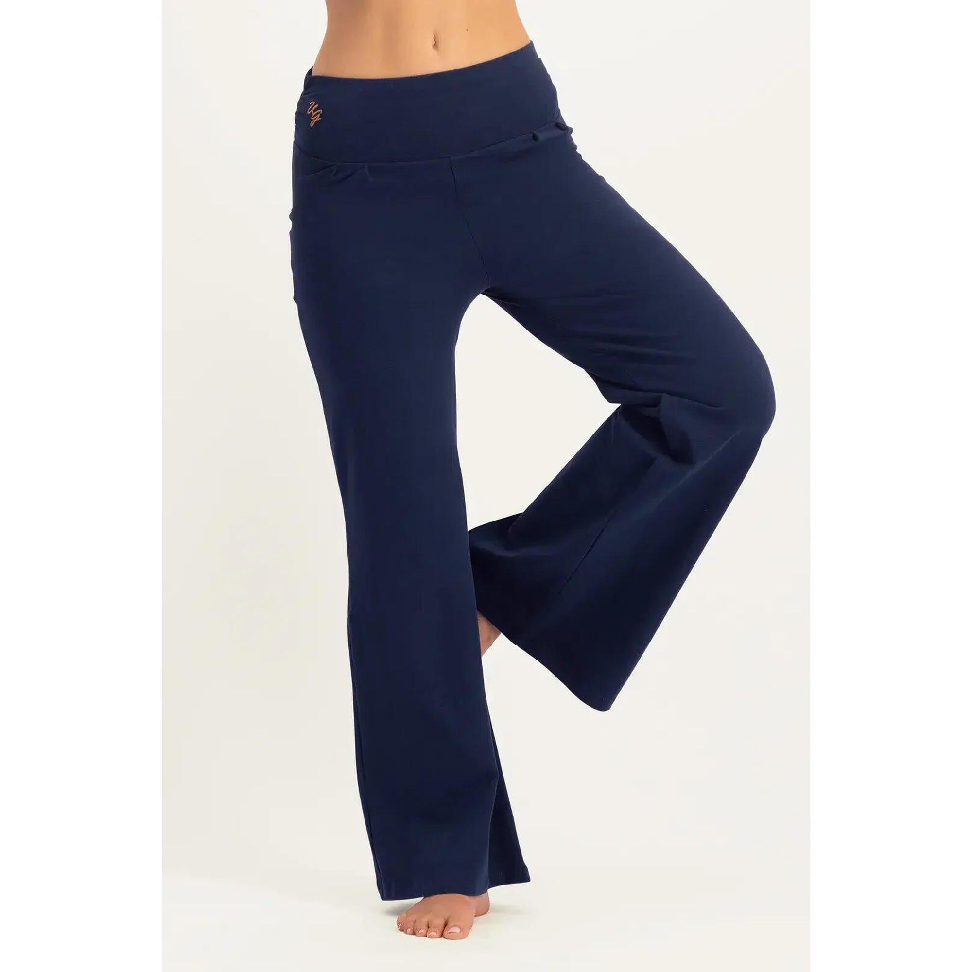 Urban Goddess - Pantalon De Yoga Tendance À Coupe Ample Maeve - Blue Minuit - Pantalons - Bleu - Decathlon