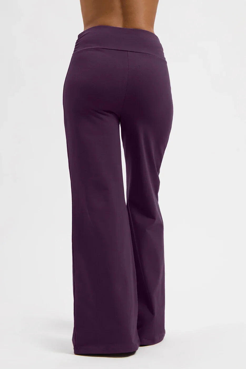 Trendy loose fit Yoga en Loungewear Broek Maeve - Aubergine 3/5