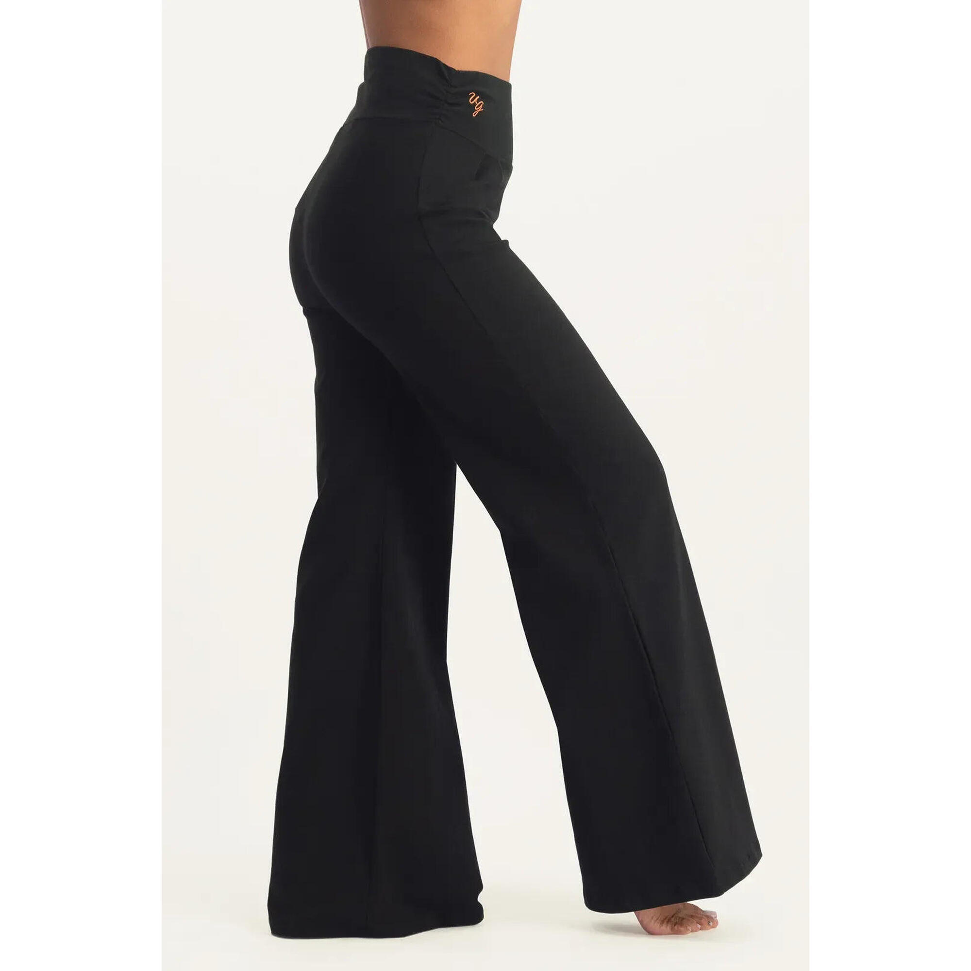 Urban Goddess - Pantalon De Yoga Et Pilates Tendance À Coupe Ample Maeve - Noir Onyx - Pantalons - Noir - 48 Xl - Decathlon