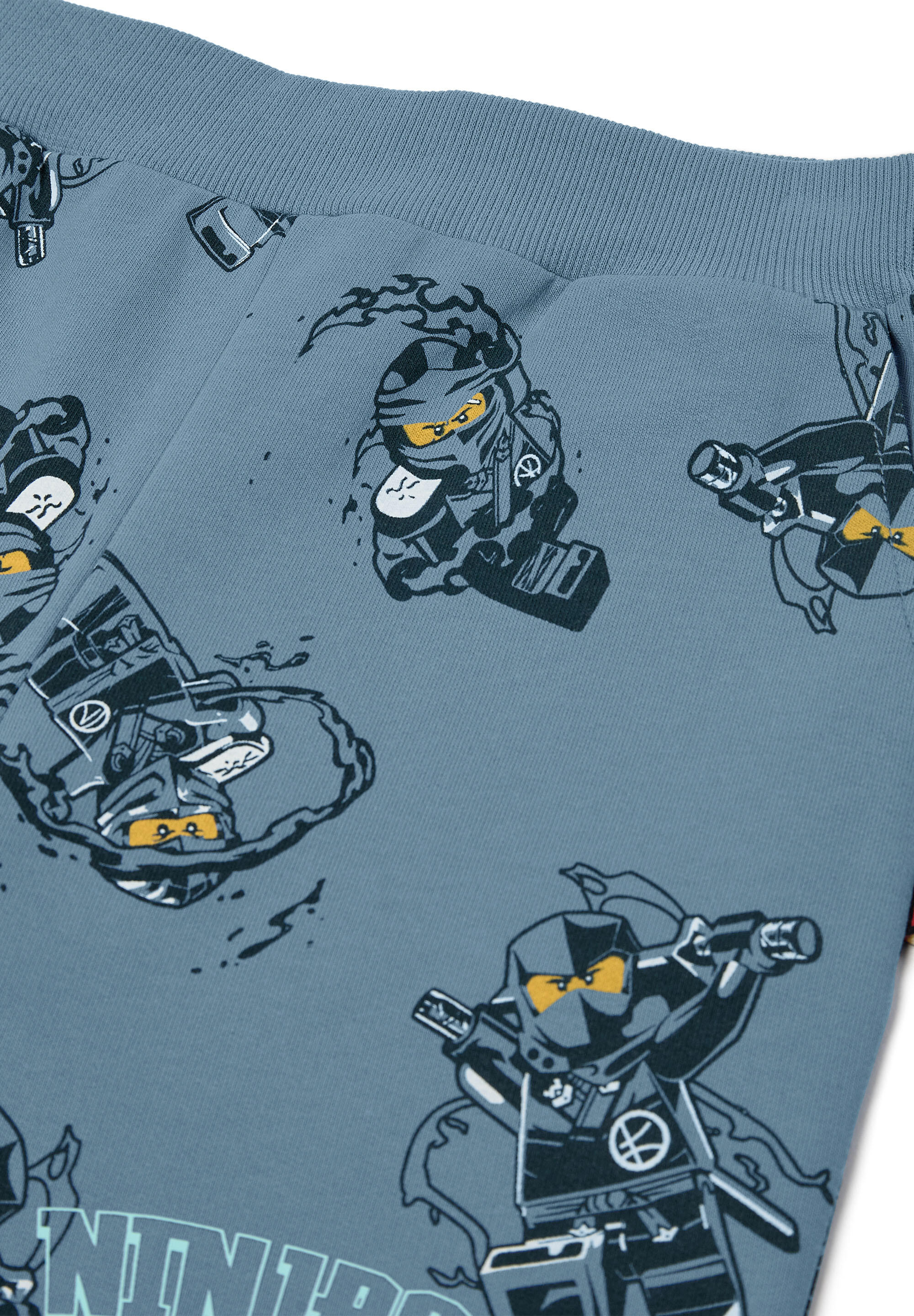 Spodenki Bawełniane Dziecięce LEGO NINJAGO Pasi 302 Niebieskie 4/4