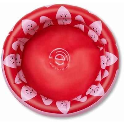 Swim Essentials Swimming Baby Pool 60 cm Red Hearts 60 x 15 cm