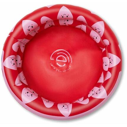 Swim Essentials Swimming Baby Pool 60 cm Red Hearts 60 x 15 cm