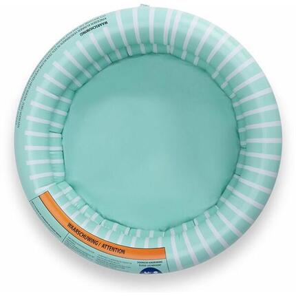 Swim Essentials Swimming Baby Pool 60 cm Green White Striped 60 x 15 cm
