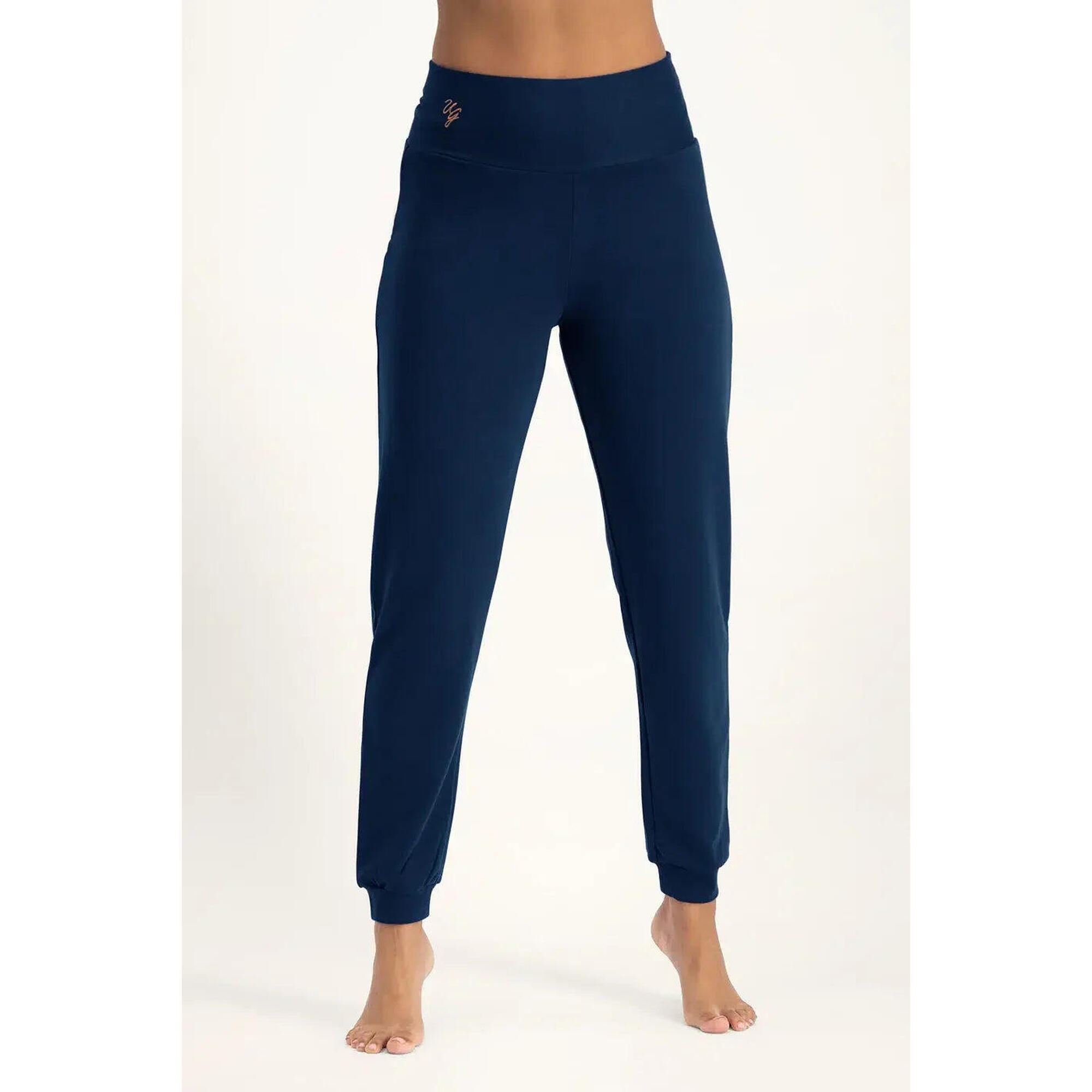 Urban Goddess - Pantalon Polyvalent De Yoga Et Pilates Et Pilates - Blue Foncé - Pantalons - Bleu - Decathlon
