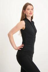 Top de yoga Good Karma - Haut de yoga élégant et bien ajusté - Noir