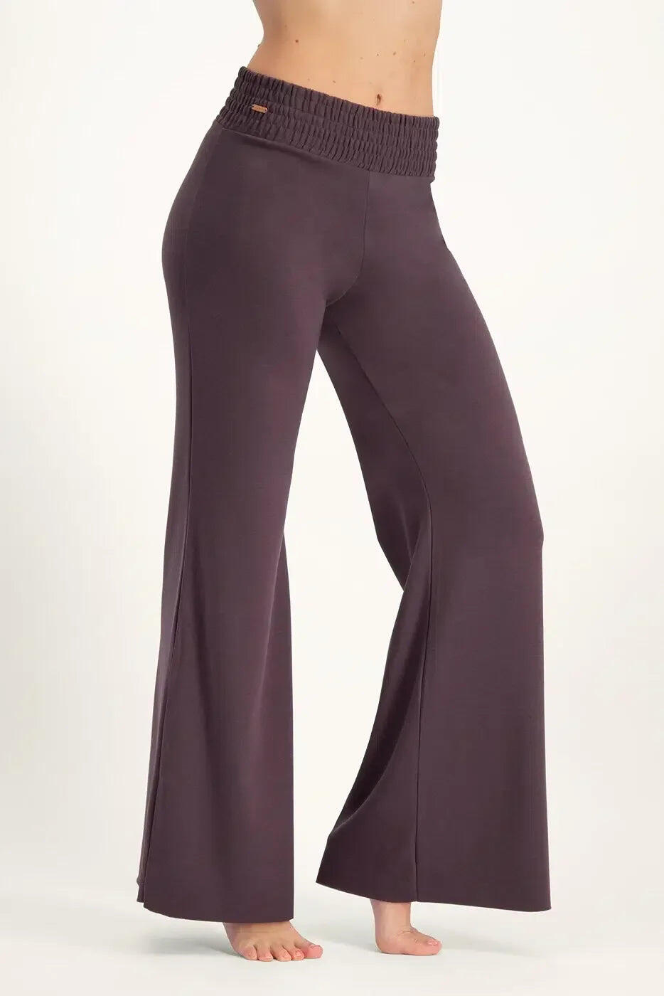 Pantalon de Yoga et Pilates large et confortable Flow -  Violet 2/5