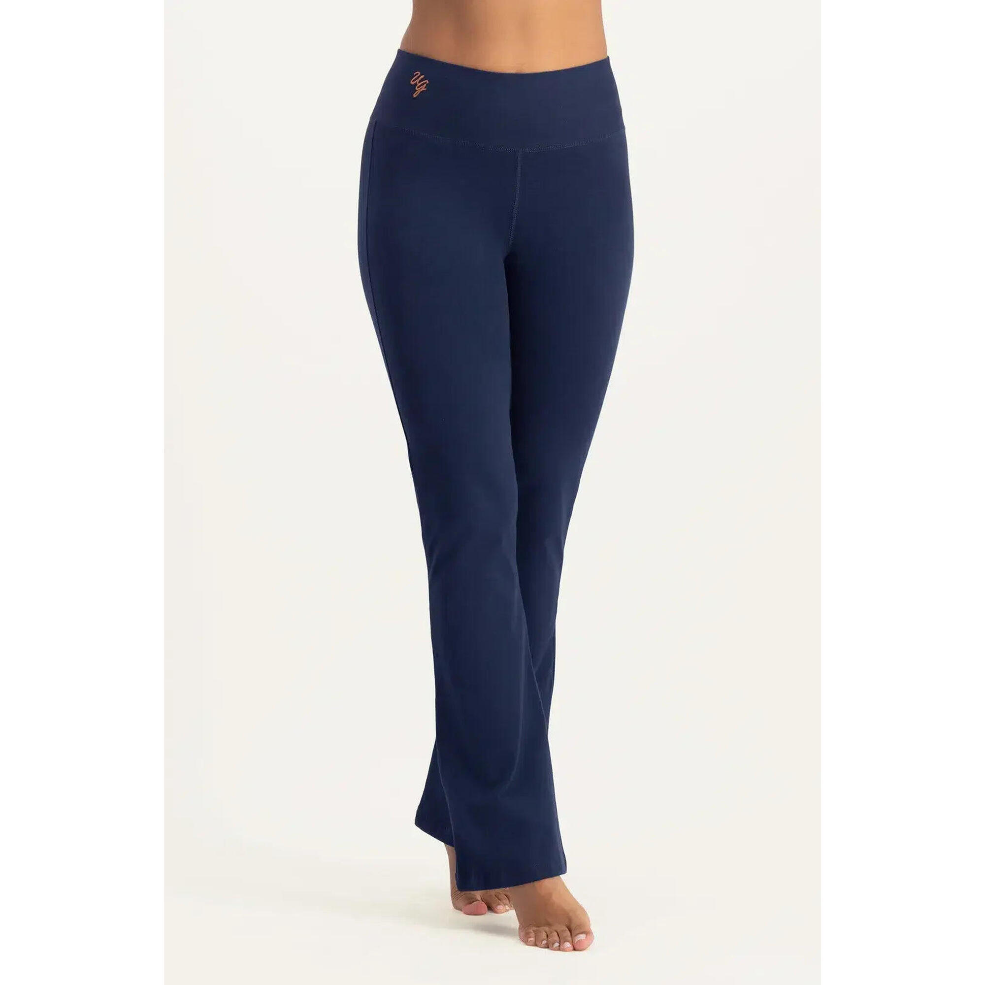 Urban Goddess - Pantalon De Yoga Anandafied Avec Jambes Évasées Sur Les Hanches - Blue Minuit - Pantalons - Bleu - Decathlon