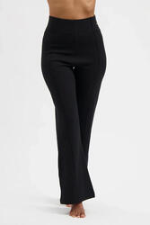 Pantalon de Yoga & Pilates Évasé Cayha – Noir Onyx