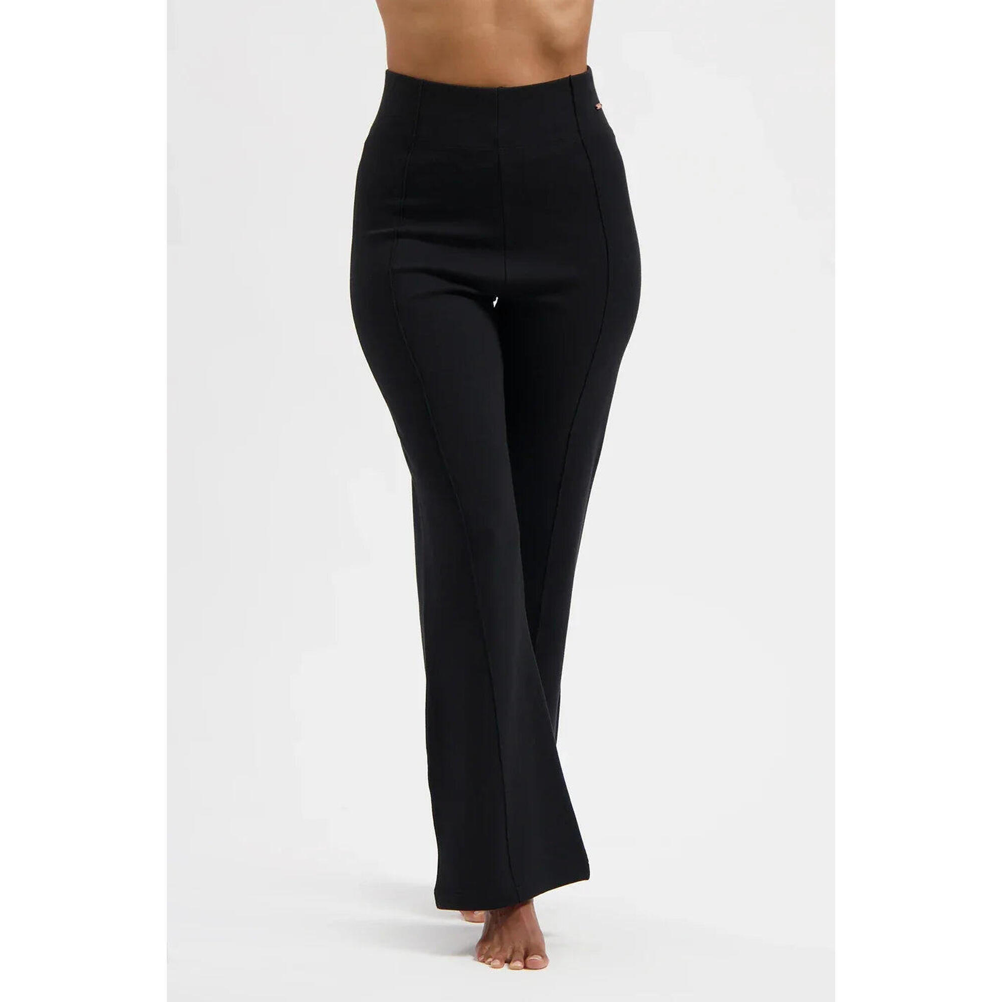 Urban Goddess - Pantalon De Yoga & Pilates Évasé Cayha – Noir Onyx - Pantalons - Noir - Decathlon