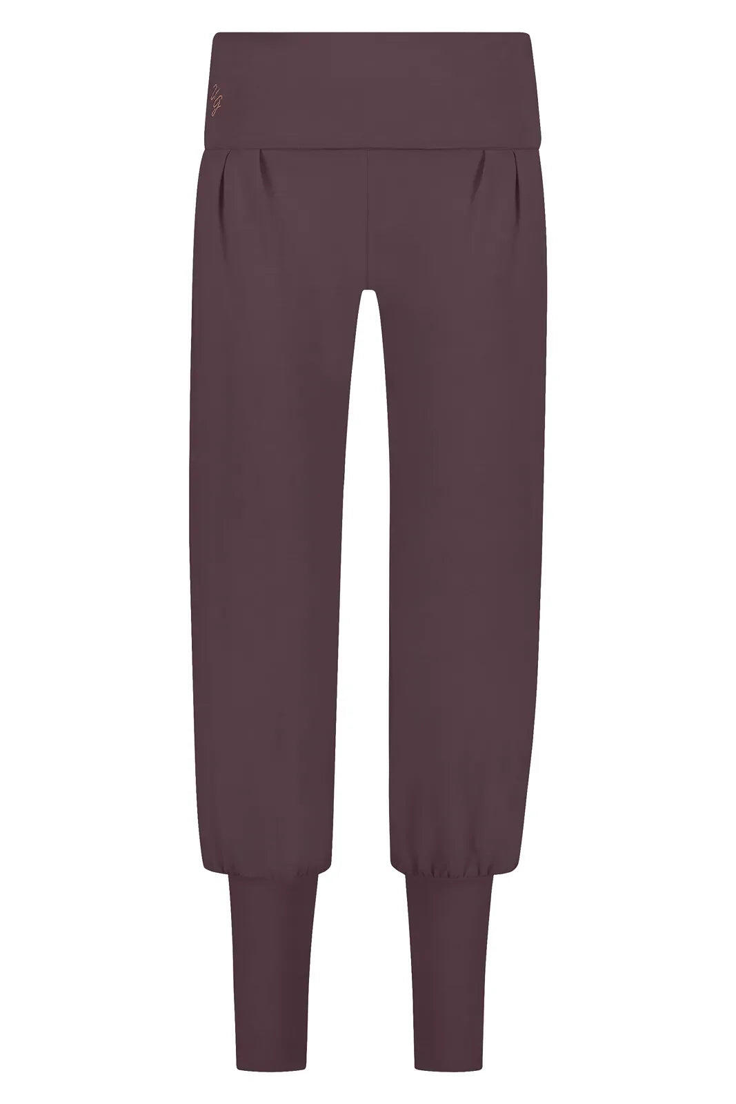 Pantalon de Yoga et Pilates Devi - Pantalon Aladdin ample confortable - Berry 4/5