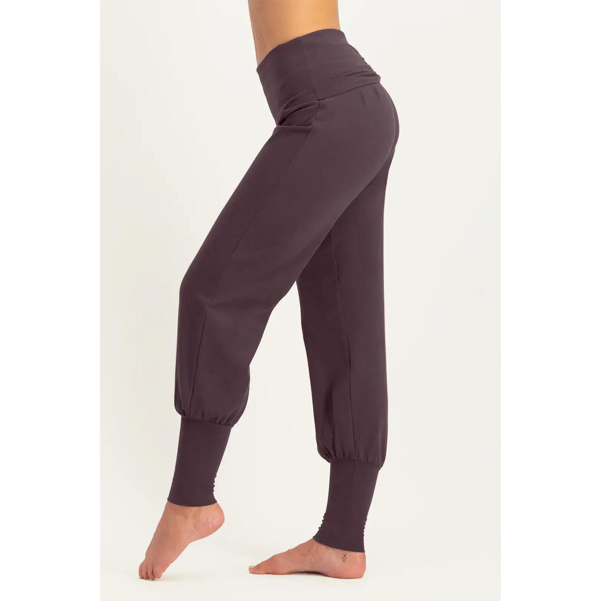 Urban Goddess - Pantalon De Yoga Et Pilates Devi - Pantalon Aladdin Ample Confortable - Berry - Pantalons - Violet - S - Decathlon