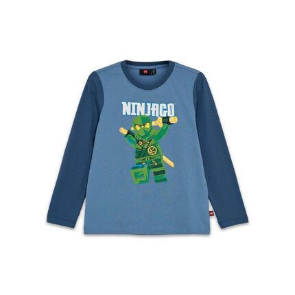 Koszulka z Długim Rekawem Dziecięca LEGO NINJAGO Tano 615 Niebieska