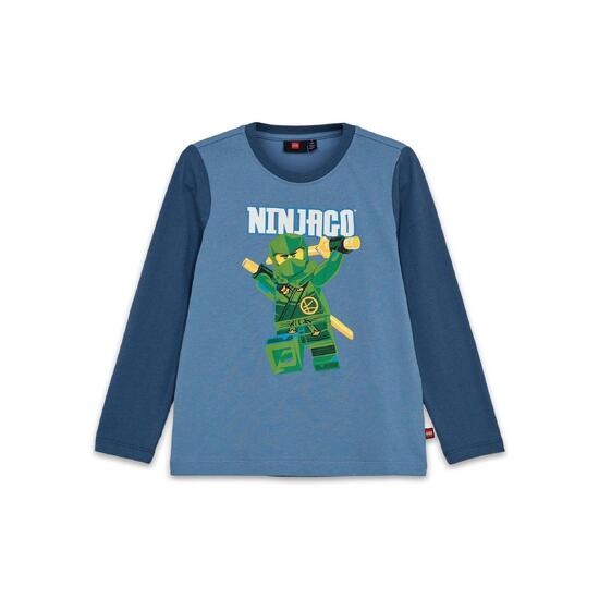 Koszulka z Długim Rekawem Dziecięca LEGO NINJAGO Tano 615 Niebieska