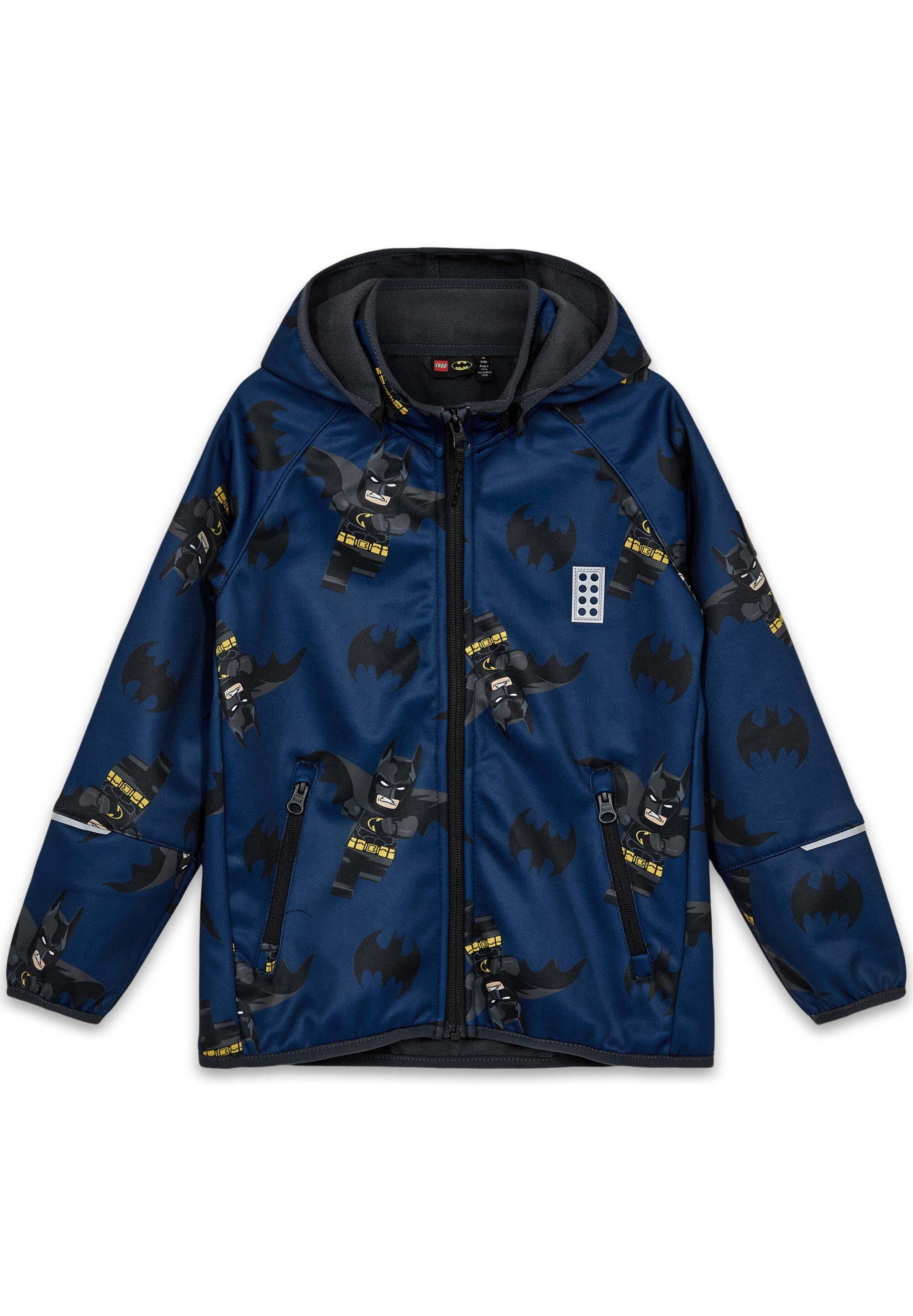 Kurtka Dziecięca Softshell LEGO BATMAN Scout 620 Granatowa