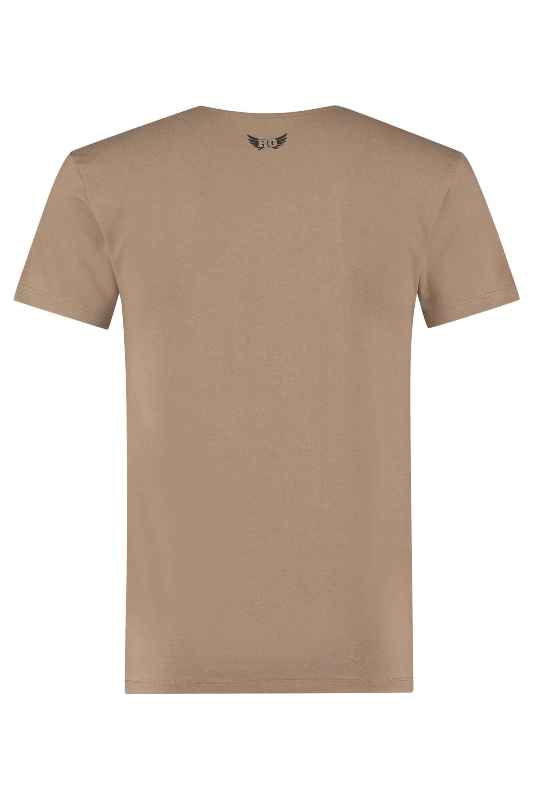 T-shirt Moksha - Col en V à la hanche, doux et confortable - Cacao 2/4