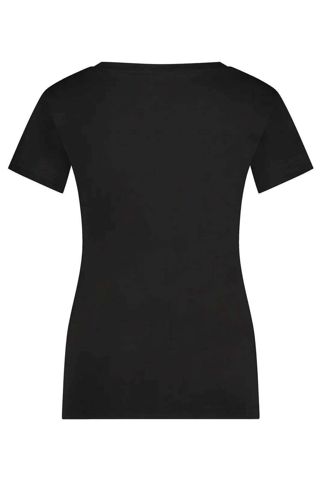 T-shirt de Yoga et Pilates Hamsa Core  - Noir Onyx 5/5