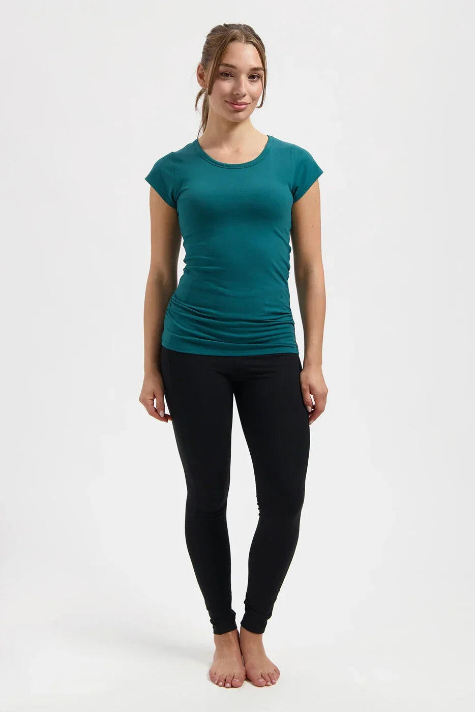 Haut de Yoga et Pilates  Zefira - Vert mer 4/5