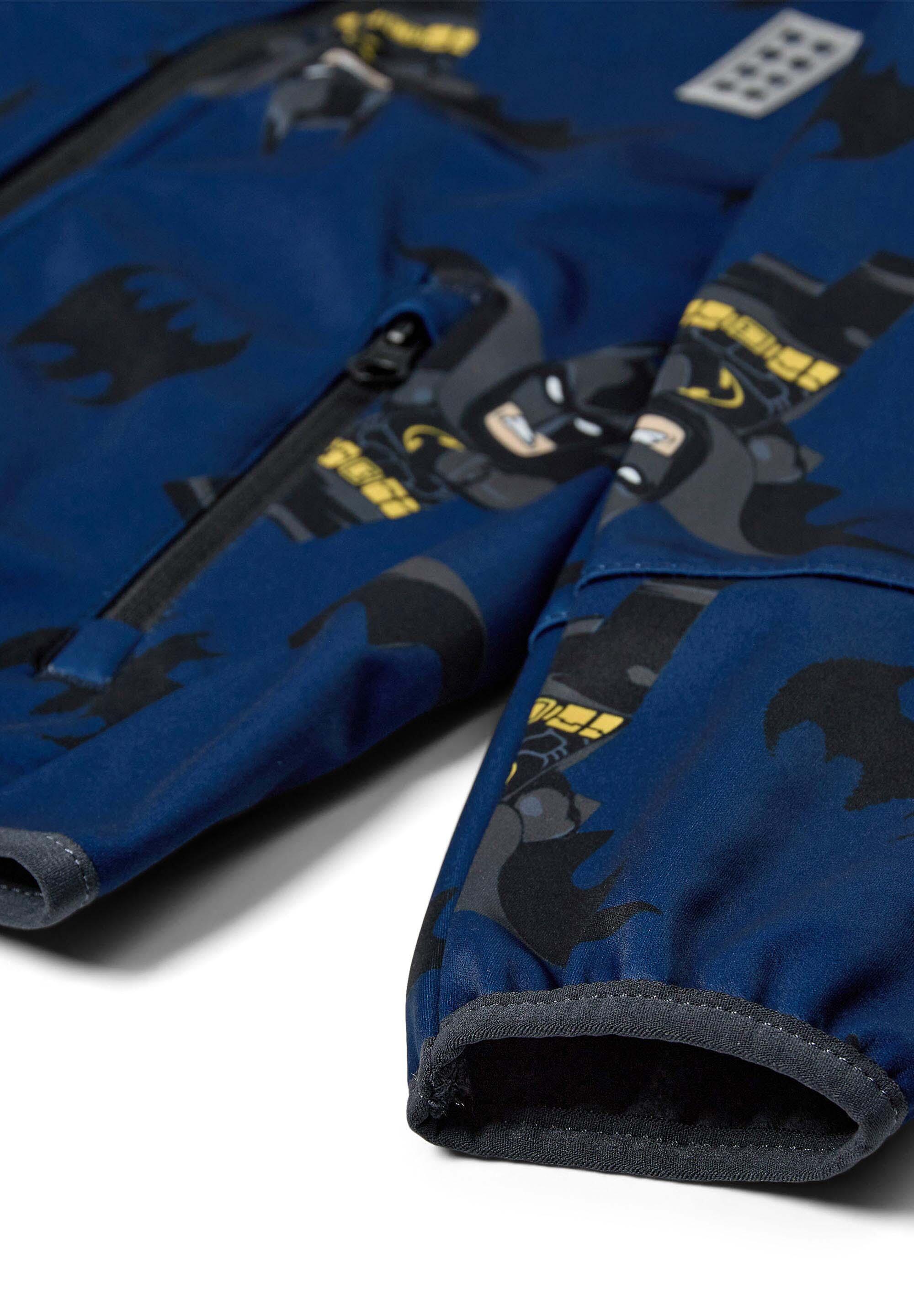 Kurtka Dziecięca Softshell LEGO BATMAN Scout 620 Granatowa 4/5