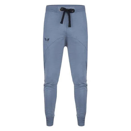 Pantalon de yoga Arjuna - Pantalon de yoga confortable  - Blue/Gris 1/4